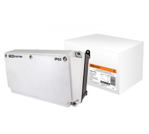 Корпус распределительного устройства КРУ, (190х265х170 мм), с устан. панелью (235х125 мм), IP65,  SQ0914-0102  TDM