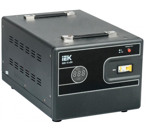 Стабилизатор напр. 1-ф. переносн. 10кВА HUB  IVS21-1-010-13  IEK