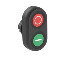 Взрывозащищенная насадка-двойная кнопка зеленый/красный.  2361.0100.610.00  DKC