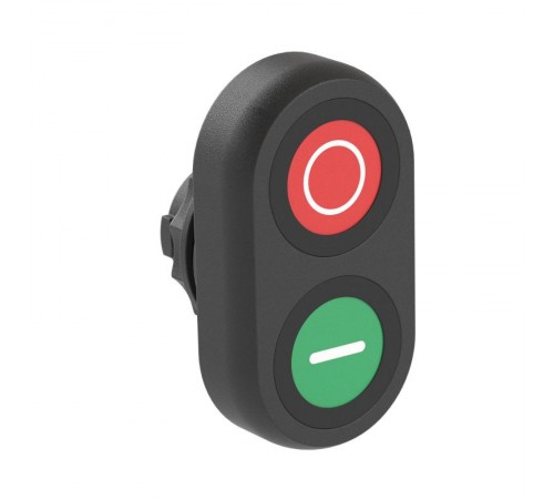 Взрывозащищенная насадка-двойная кнопка зеленый/красный.  2361.0100.610.00  DKC