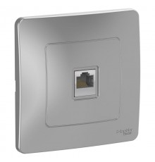 Blanca Алюминий С/У Розетка компьютерная RJ45  BLNIS045003  SE