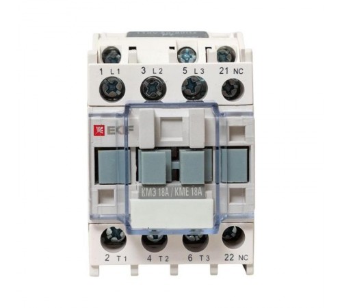 Контактор КМЭ малогабаритный 18А 110В 1NC EKF PROxima  ctr-s-18-110-nc  EKF