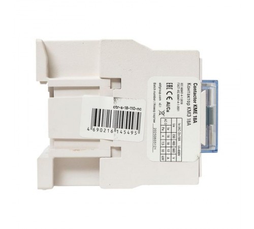Контактор КМЭ малогабаритный 18А 110В 1NC EKF PROxima  ctr-s-18-110-nc  EKF