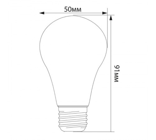 Лампа светодиодная для белт лайта LB-375 (3W) 230V E27 красный A50  25924  FERON