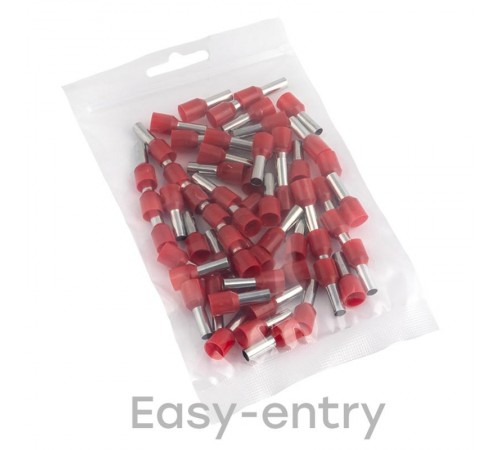 Наконечник штыревой втулочный изолированный НШвИ 10,0-12 (50шт.) EKF PROxima  nhvi-10.0-12  EKF