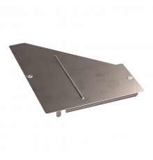 Крышка переходника правого Стандарт INOX (AISI 409) 500х200  PR16.5913  Промрукав