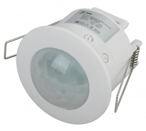 Датчик движения MD 018 белый, 1200Вт, 360 гр.,6М, IP20, (50/1050)  Б0043795  ЭРА