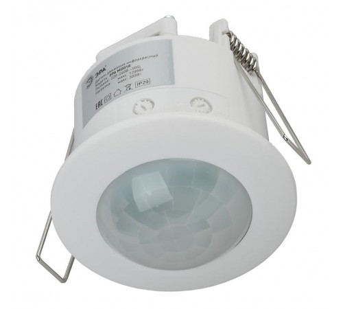 Датчик движения MD 018 белый, 1200Вт, 360 гр.,6М, IP20, (50/1050)  Б0043795  ЭРА