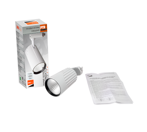 Светильник светодиодный трековый однофазный PTR 1732 32w 4000K 24° WH (белый) IP40  .5026186  Jazzway