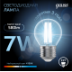 Лампа светодиодная LED 7Вт E27 220В 4100К шар  105802207  Gauss