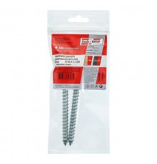 Болт DIN 571 сантехнический оцинк 10х120 (2 шт) - пакет ( 0,121 кг)  103886  Tech-KREP