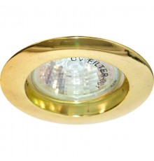 Светильник точечный встраиваемый под лампу DL307 MR16 50W G5.3 античное золото/GAB  15210  FERON