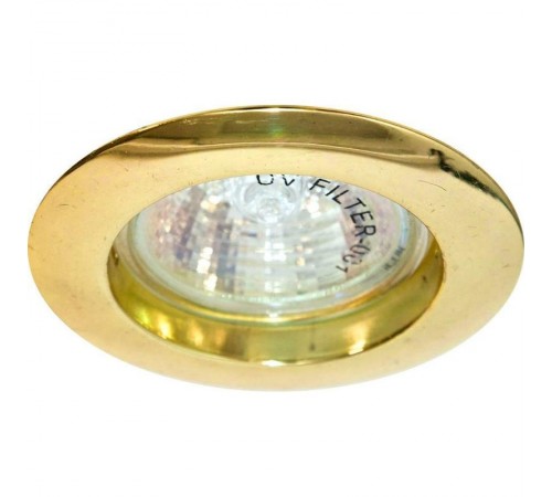 Светильник точечный встраиваемый под лампу DL307 MR16 50W G5.3 античное золото/GAB  15210  FERON