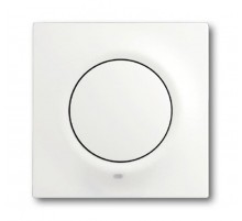 Клавиша для механизма 1-клавишного выкл./перекл./кнопки, с красной линзой серия impuls, цвет белый бархат  1753-0-0189   2CKA001753A0189  ABB