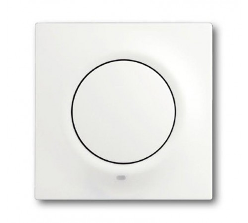 Клавиша для механизма 1-клавишного выкл./перекл./кнопки, с красной линзой серия impuls, цвет белый бархат  1753-0-0189   2CKA001753A0189  ABB