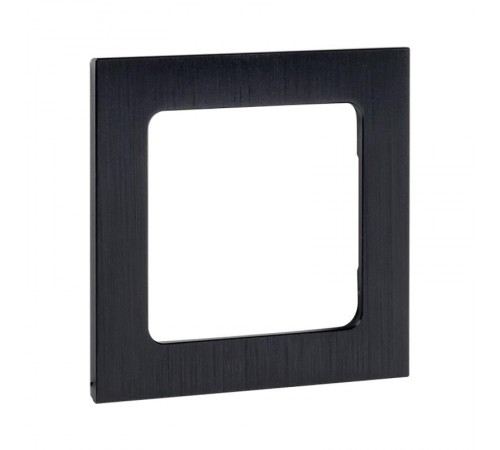 Стокгольм Рамка 1-местная металлическая черная PROxima  EZM-G-302-10  EKF