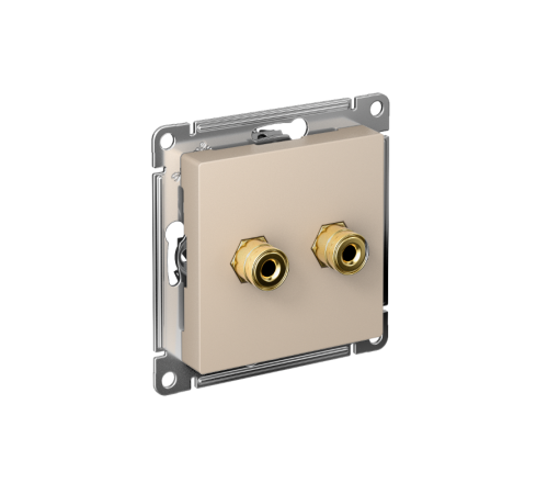 AtlasDesign Песочный АудиоРозетка 2-ая  ATN001287  SE