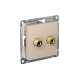 AtlasDesign Песочный АудиоРозетка 2-ая  ATN001287  SE