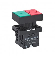 Двойная кнопка "Пуск-Стоп" NP2-EL8325 1НО+1НЗ AC230В IP40 (R)  574114  CHINT