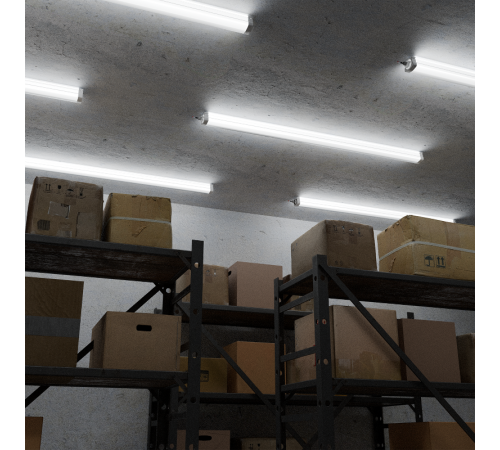 Светильник LED  IP65 1205*60*56мм 36Вт 3600lm 4000К UNIVERSAL матовый с БАП 90 мин 1/20  843425236A  Gauss