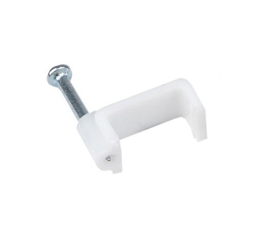 Скоба крепежная квадратная (плоская) (12мм.) (50шт.) EKF PROxima  plcn-ss-12  EKF