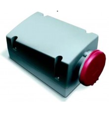 Розетка для монтажа на поверхность с подключением шлейфа 332RL9, 32A, 3P+E, IP44, 9ч  2CMA168421R1000  ABB