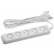 Удлинитель 5 гнезда 3м б/з U-5-3m ПВС  Б0028364  ЭРА