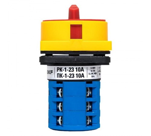 Переключатель кулачковый ПК-1-23 10А 3P "1-0-2" с блокировкой IP65  PROxima pk-1-23-10-a65 EKF