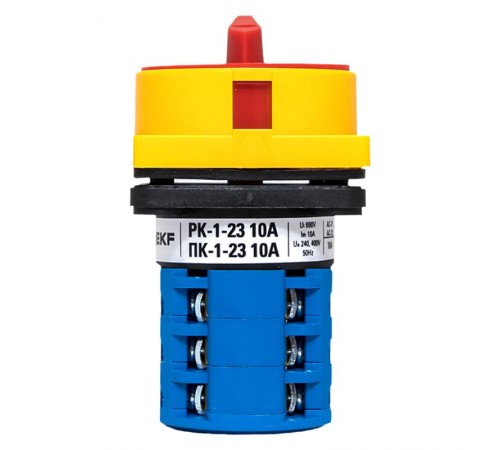 Переключатель кулачковый ПК-1-23 10А 3P "1-0-2" с блокировкой IP65  PROxima pk-1-23-10-a65 EKF