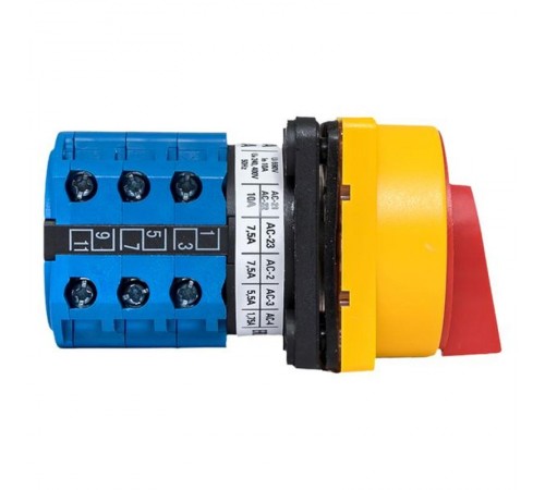 Переключатель кулачковый ПК-1-23 10А 3P "1-0-2" с блокировкой IP65  PROxima pk-1-23-10-a65 EKF