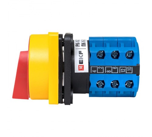 Переключатель кулачковый ПК-1-23 10А 3P "1-0-2" с блокировкой IP65  PROxima pk-1-23-10-a65 EKF