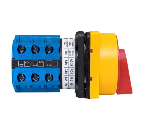 Переключатель кулачковый ПК-1-23 10А 3P "1-0-2" с блокировкой IP65  PROxima pk-1-23-10-a65 EKF