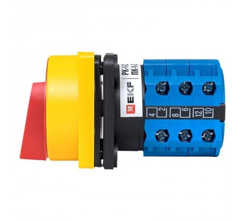 Переключатель кулачковый ПК-1-23 10А 3P "1-0-2" с блокировкой IP65  PROxima pk-1-23-10-a65 EKF