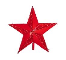 Светодиодная фигура Звезда 100 см, 200 светодиодов, с трубой и подвесом, цвет свечения красный  514-274  NEON-NIGHT