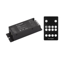 Диммер ARL-SYNC-DIM Black (12-24V, 1x25A, ПДУ 14кн, RF, RJ45) (Arlight, IP20 Металл, 3 года)  035135  Arlight