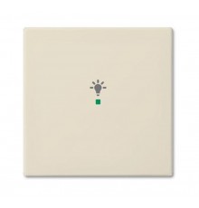 SRL-1-92 Клавиша одинарная free@home, освещение, Basic 55, цвет слоновая кость  6220-0-0636   2CKA006220A0636  ABB