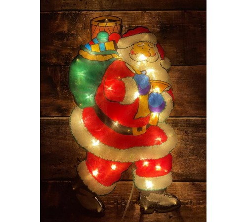 Фигура светодиодная  Дед Мороз, ENIOF-08  , 220V, IP44 (10/160)  Б0041938  ЭРА