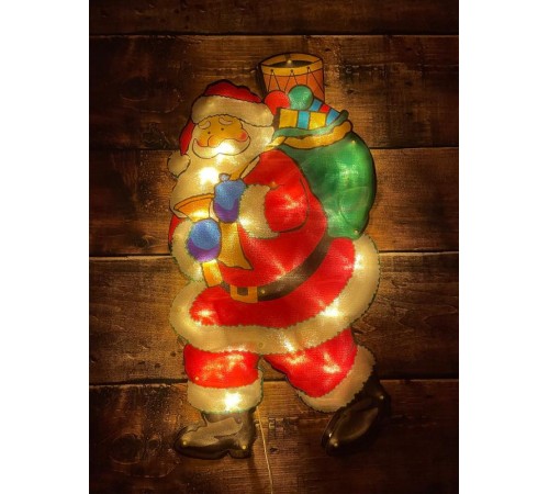 Фигура светодиодная  Дед Мороз, ENIOF-08  , 220V, IP44 (10/160)  Б0041938  ЭРА