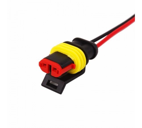 DJ7021-1.5-21 автомобильный разъем гнездо с проводом 20 см  16-0312-9  REXANT