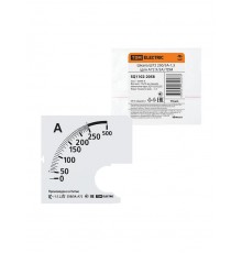 Шкала Ш72 250/5А-1,5 (для А72 Х/5А)  SQ1102-2058  TDM