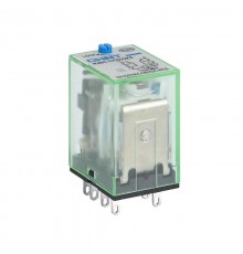 Реле промежуточное с кнопкой тестирования NJDC-17(D)/4ZS 4 конт. с инд. LED 3А DC12В  651059  CHINT