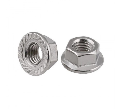 Гайка с фланцем KRANZ DIN 6923, M12, короб (50 шт./уп.) KR-01-3521-006  Kranz