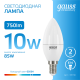 Лампа светодиодная Elementary Свеча 10W 750lm 6500K Е14 LED 1/10/100  33130  Gauss