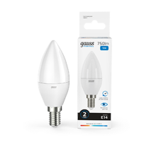 Лампа светодиодная Elementary Свеча 10W 750lm 6500K Е14 LED 1/10/100  33130  Gauss