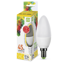 Лампа светодиодная LED-СВЕЧА-standard 5Вт 230В Е14 3000К 450Лм  4690612002200  ASD