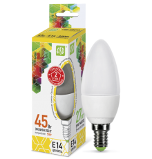 Лампа светодиодная LED-СВЕЧА-standard 5Вт 230В Е14 3000К 450Лм  4690612002200  ASD