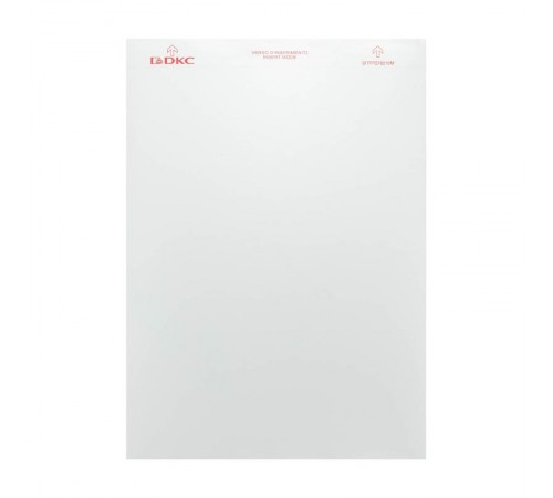 Табличка маркировочная, полиэстер 278х210мм. металик  SITFP278210M  DKC