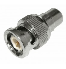 Переход штекер BNC - гнездо RCA тюльпан  05-3202  REXANT
