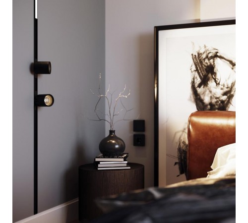 Трек встраиваемый MAG-TRACK-2538-FDW-1000 (BK) (Arlight, IP20 Металл, 3 года)  036121  Arlight