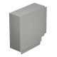 Крышка плоского угла кабельного канала WDK 100x230 мм (ПВХ,серый) (WDK HF100230GR)  6024653  OBO Bettermann
